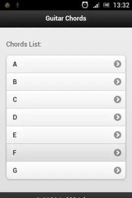 Chord Guitar android App screenshot 1